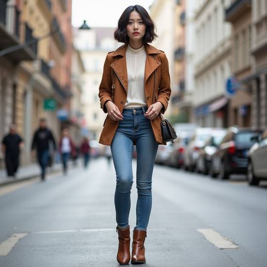 牛仔褲搭配什么衣服好看,牛仔褲搭配衣服時尚秘籍