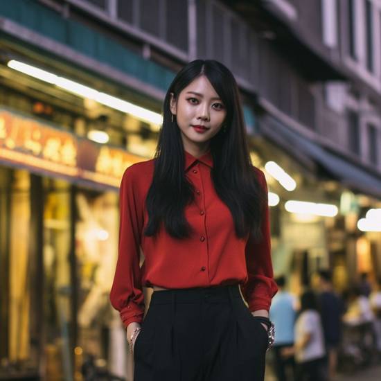 紅褲子配什么上衣好看，紅褲子搭配上衣好看上衣配什么