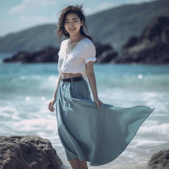 淺藍色裙子配什么顏色上衣好看，淺藍色裙子上衣最佳配色方案