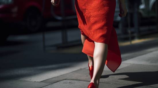 紅裙子配什么鞋子好看，紅裙最佳鞋履搭配指南：色彩款式全解析