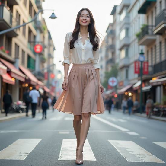 卡其色的裙子配什么顏色的上衣，卡其色裙子最佳上衣配色指南