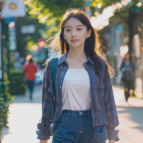 格子襯衫配什么褲子好看，格子襯衫褲子搭配指南，穿出時髦好看造型