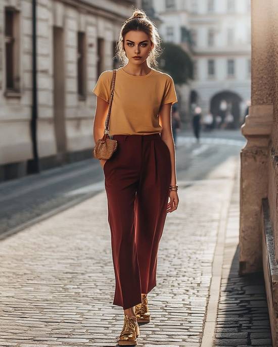 紅色褲子配什么顏色上衣，紅色褲子搭配上衣顏色精選指南