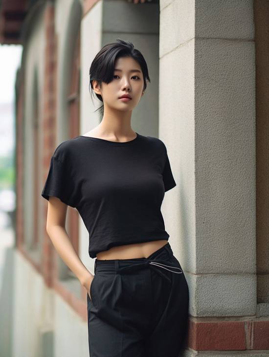 黑色上衣配什么顏色褲子，黑色上衣搭配褲子顏色推薦，時尚百搭不出錯