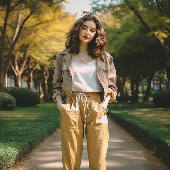 杏色衣服搭配什么顏色褲子，杏色衣服褲子配色指南：經典百搭時尚之選