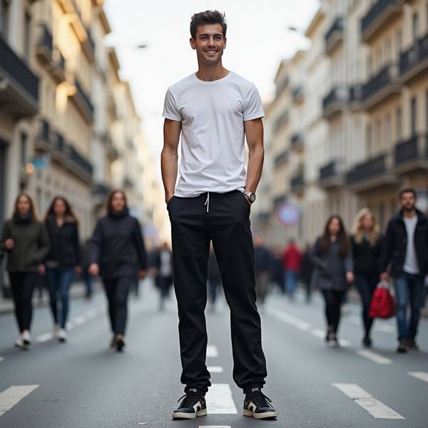 寬松褲子配什么鞋子男，男士寬松褲子搭配指南：從休閑到潮流的完美鞋款選擇