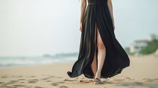 黑色長裙搭配什么鞋子，黑裙絕配：5款鞋履瞬間提升高級感