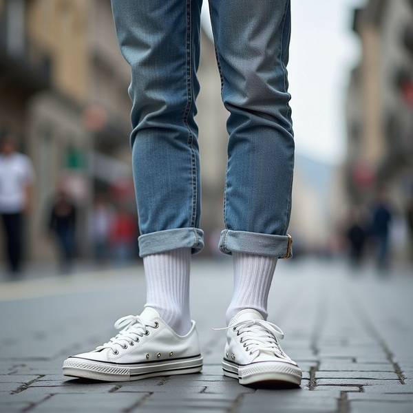 寬松牛仔褲怎么卷褲腳，潮流搭配新指南：四種時(shí)尚牛仔褲卷邊技巧全解析