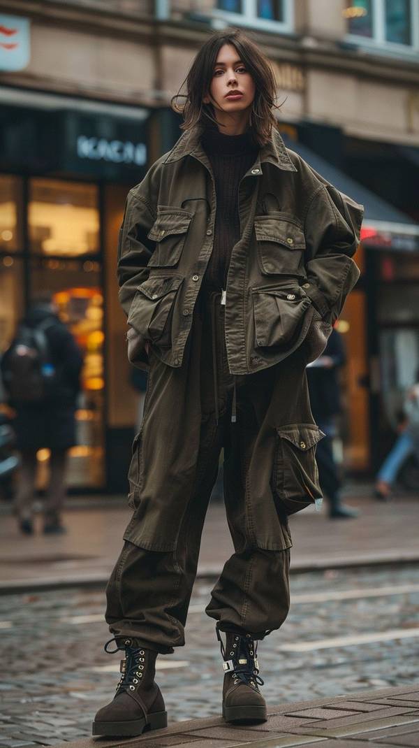 工裝褲配什么鞋子好看，這些混搭讓工裝褲輕松穿出時(shí)髦與舒適感