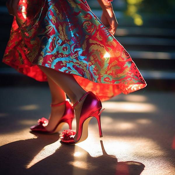 紅裙子配什么鞋子好看，紅裙子搭配這五雙鞋子美出新高度