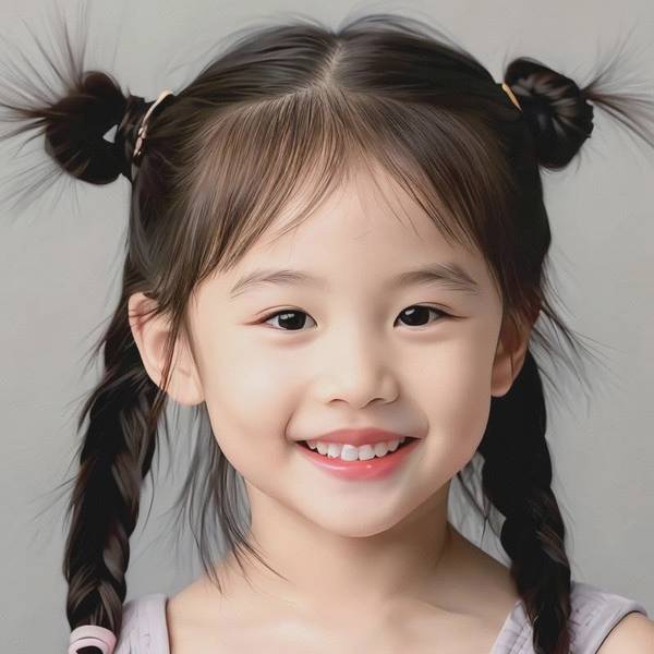 小女孩的頭發怎么扎好看又簡單，12款簡易優雅小女孩扎發教程