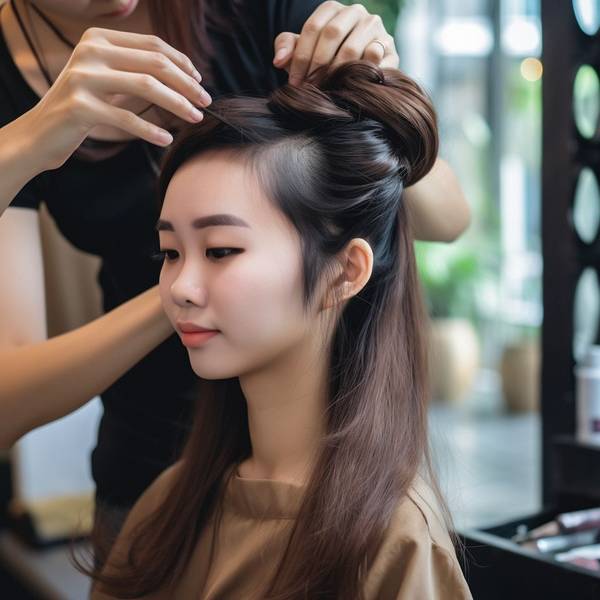 女生發(fā)型簡(jiǎn)單漂亮扎法，女生簡(jiǎn)單漂亮發(fā)型扎法速成圖解