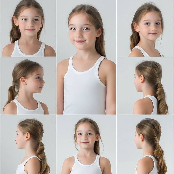 小孩盤頭發簡單好看的步驟，小孩盤發速成：5款超簡單日常發型步步詳解