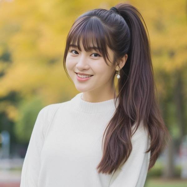 經常扎馬尾留什么劉海，扎馬尾的最佳劉海指南：八字劉海即刻提升完美臉型