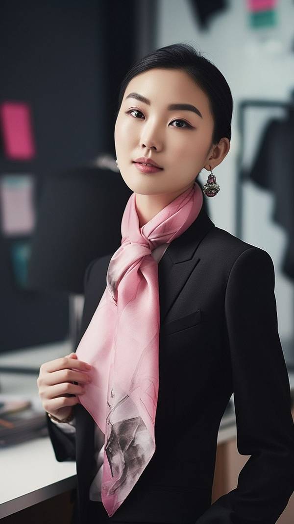 絲巾變衣服的簡單打法，絲巾秒變時尚上衣簡易穿搭指南