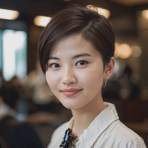 頭型女短發造型，機場短發快速造型秘笈：簡單三步搞定時尚感