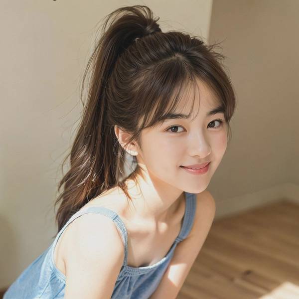 扎高馬尾適合什么劉海，最適合扎高馬尾的劉海搭配技巧，修飾臉型更顯氣質(zhì)