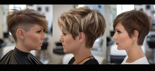 女人短發最新發型，短發新風尚：展現干練優雅的最新發型設計