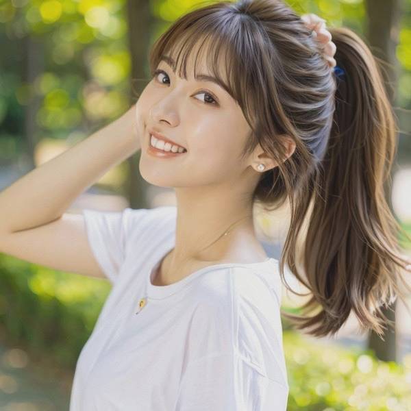 扎高馬尾適合什么劉海，最適合扎高馬尾的劉海搭配技巧，修飾臉型更顯氣質(zhì)