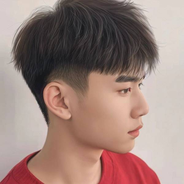 美女剪男士超短發，劉海飛揚重塑棱角，專屬超短設計點亮自信男性魅力