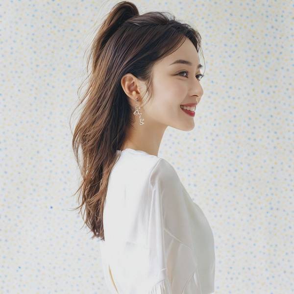 低馬尾丸子頭怎么扎，慵懶低馬尾變元?dú)馔枳宇^七步圖解