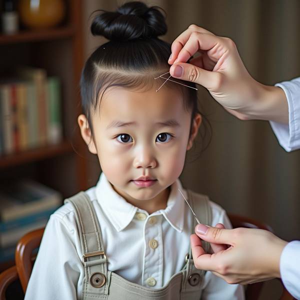 小孩盤頭發簡單好看的步驟，小孩盤發速成：5款超簡單日常發型步步詳解