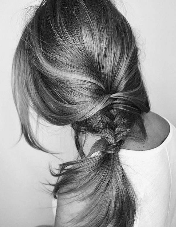 自己扎頭發最簡單漂亮，一繩一結，兩分鐘搞定漂亮日常發型