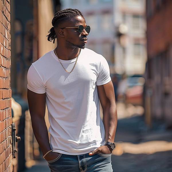 黑的人穿白色好看嗎，黑白映襯間，膚深更顯純凈底美