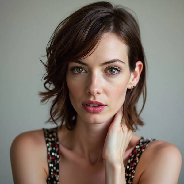 臉長的人適合什么發(fā)型,小臉長星人的專屬發(fā)型指南:揚長避短重塑面部輪廓