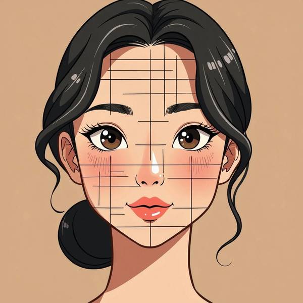 顴骨高和顴弓高區(qū)別圖，以對(duì)比圖表形式清晰展示顴骨高與顴弓高的區(qū)別，包含示意圖和標(biāo)注文字，風(fēng)格簡(jiǎn)潔明了，便于理解兩者差異