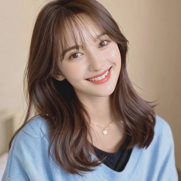 八字劉海適合什么臉型，8款劉海改造方臉圓臉，精準修飾臉型缺陷