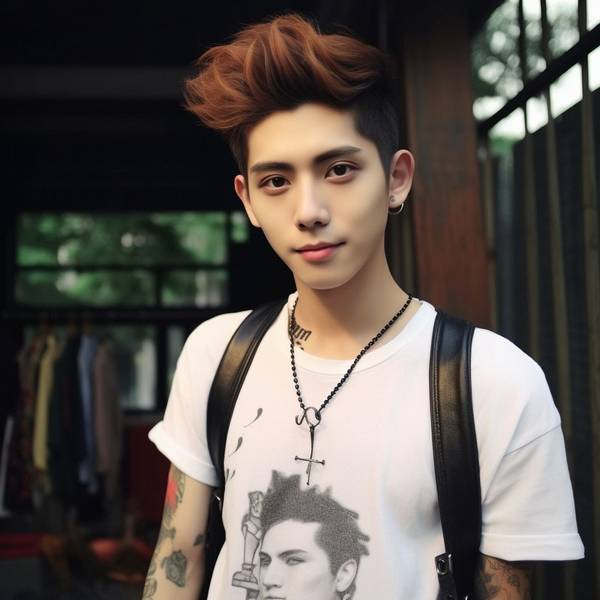 男生既有劉海又有辮子的發(fā)型，男孩劉海與辮子的時尚碰撞：解鎖個性與實用的平衡美學(xué)