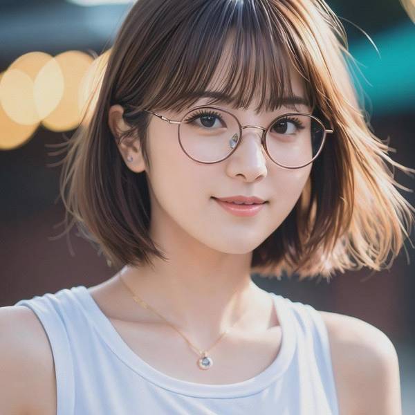 戴眼鏡適合什么劉海，八款修飾臉型眼鏡劉海造型，拯救近視眼時尚困局