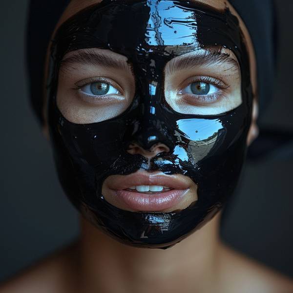 白面膜和黑面膜的區別，白面膜補水亮膚，黑面膜深層清潔功效對比