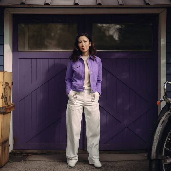 紫色的褲子配什么顏色的上衣，紫色褲子配色指南：最佳上衣色彩搭配方案