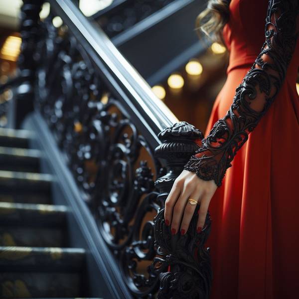 紅色蕾絲連衣裙搭配什么外套，冬日紅色蕾絲連衣裙的外套搭配指南：優雅與溫暖兼備的25種方案