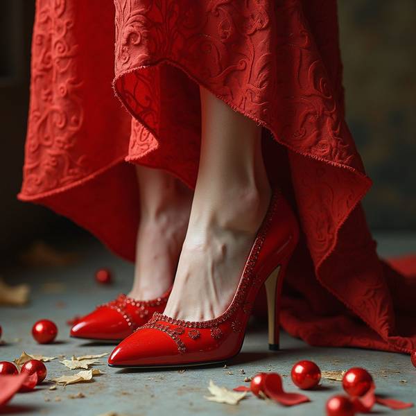 紅色連衣裙配什么鞋子好看，紅色連衣裙與這6款鞋子的絕美搭配指南