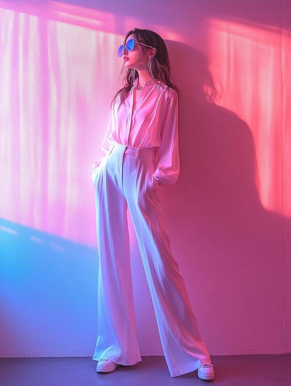 玫紅色褲子配什么顏色上衣，玫紅褲子配這3種顏色上衣最顯白又高級(jí)