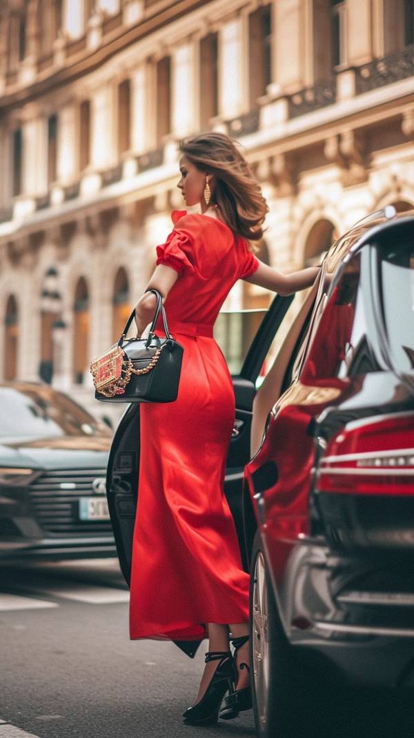 紅色裙子配什么顏色上衣，紅裙穿搭指南：五種絕美配色方案解鎖優雅魅力