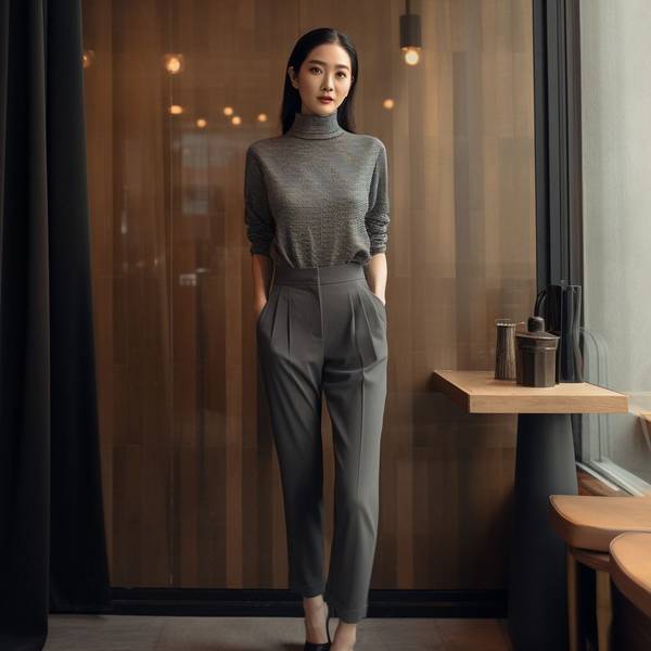 灰色褲子搭配什么顏色上衣，7種最耐看灰色褲裝搭配方案，教你輕松駕馭上衣配色