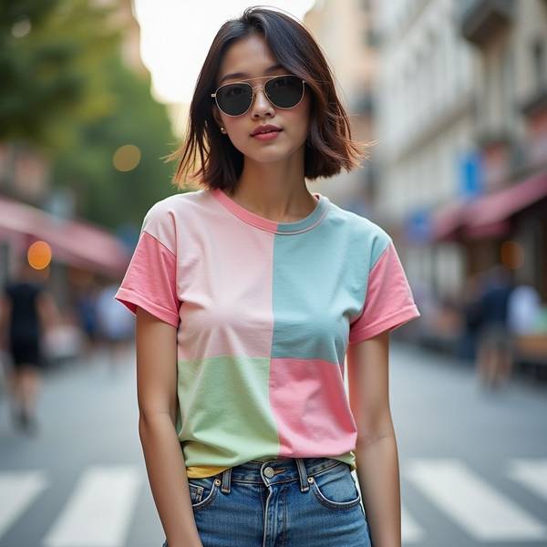 灰色t恤配什么顏色褲子，8款灰色T恤配色方案 輕松駕馭休閑與通勤風格