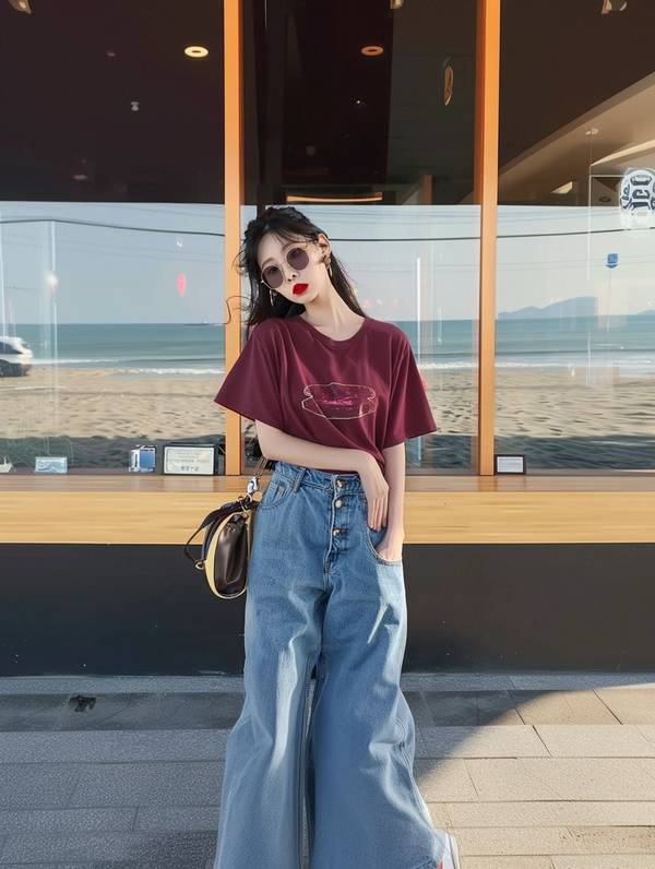 深藍色褲子配什么顏色上衣，深藍色褲子的配色指南25款百搭上衣選擇