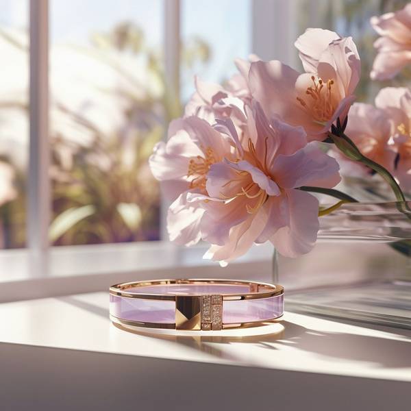 淺紫色搭配什么顏色好看，淺紫搭配米白金三色綻放柔美高級感