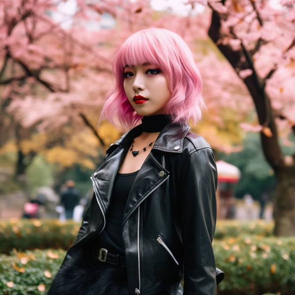 粉色頭發(fā)怎么搭配衣服,粉發(fā)女孩的穿搭密碼與配色全攻略