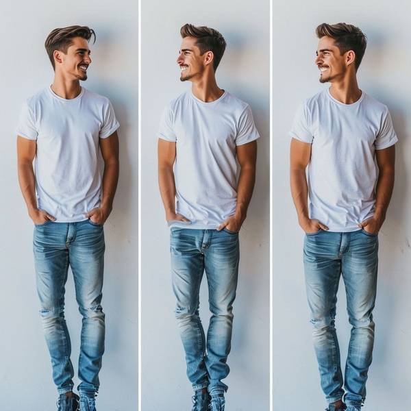 藍色牛仔褲配什么顏色短袖，藍色牛仔褲搭配這4種顏色短袖效果更出眾