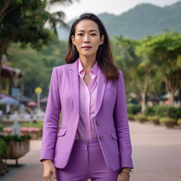 紫色上衣配什么褲子，紫色上衣與五種褲裝完美搭配指南