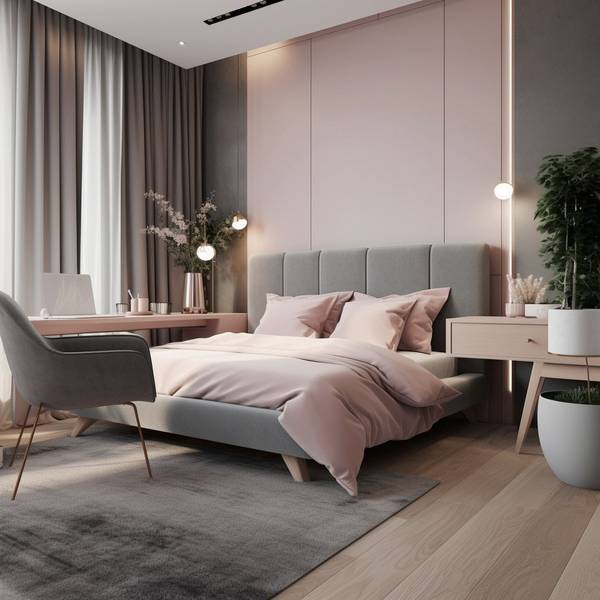 淡粉色配什么顏色好看，淡粉色搭配高級灰與暖米白的時尚美學