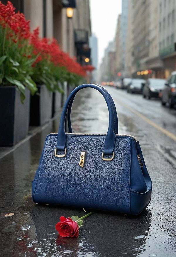 藍色包包配什么顏色衣服，藍色系包包萬能搭配法則：五種絕配色系提案