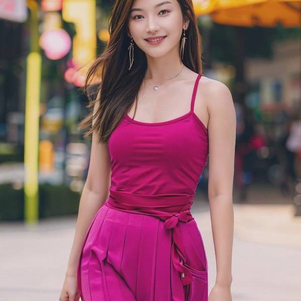 玫紅色上衣配什么顏色褲子好看，玫紅上衣配色指南：這三種褲子顏色最顯高級時尚