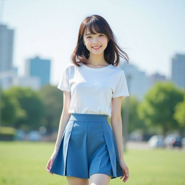 淺藍色裙子配什么顏色上衣好看，淺藍裙裝配色指南：五種上衣色彩搭配法則